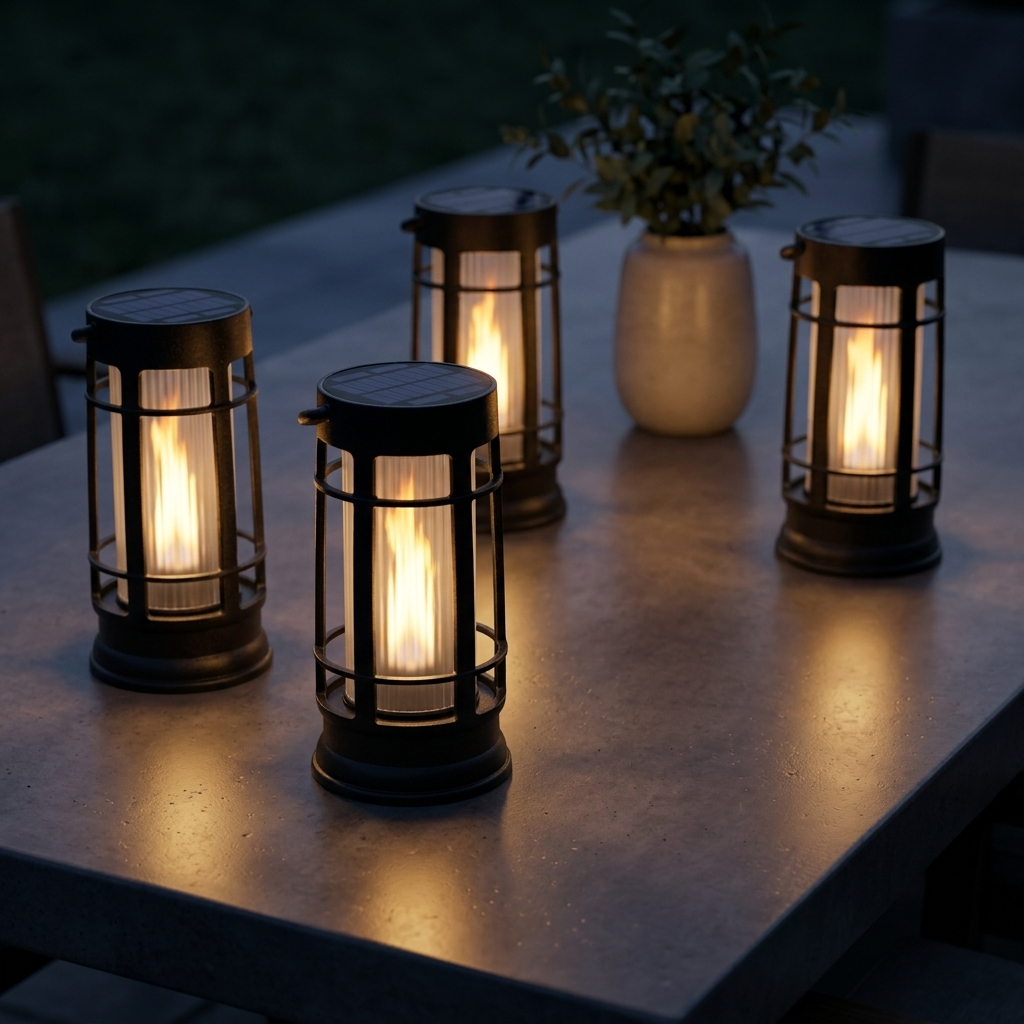 FOXFLAME Metal Solar Lanterns