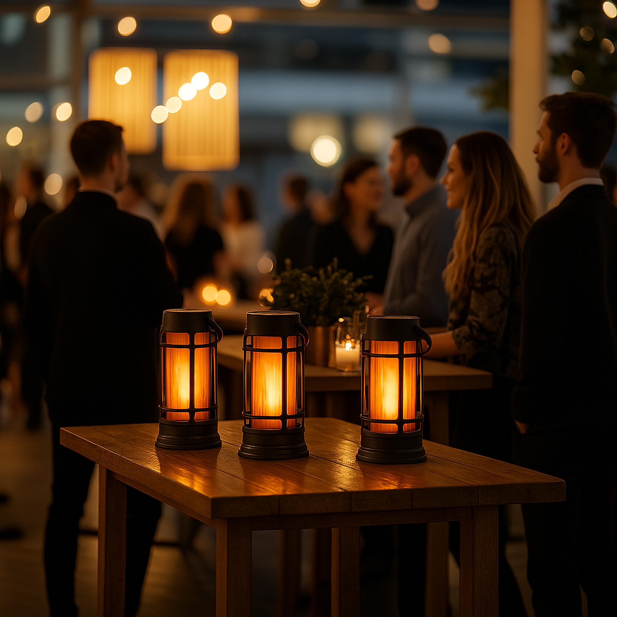 FOXFLAME Metal Solar Lanterns