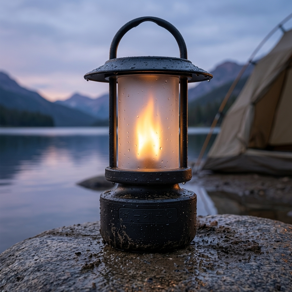 FOXFLAME Bluetooth Flame Speaker (Black)
