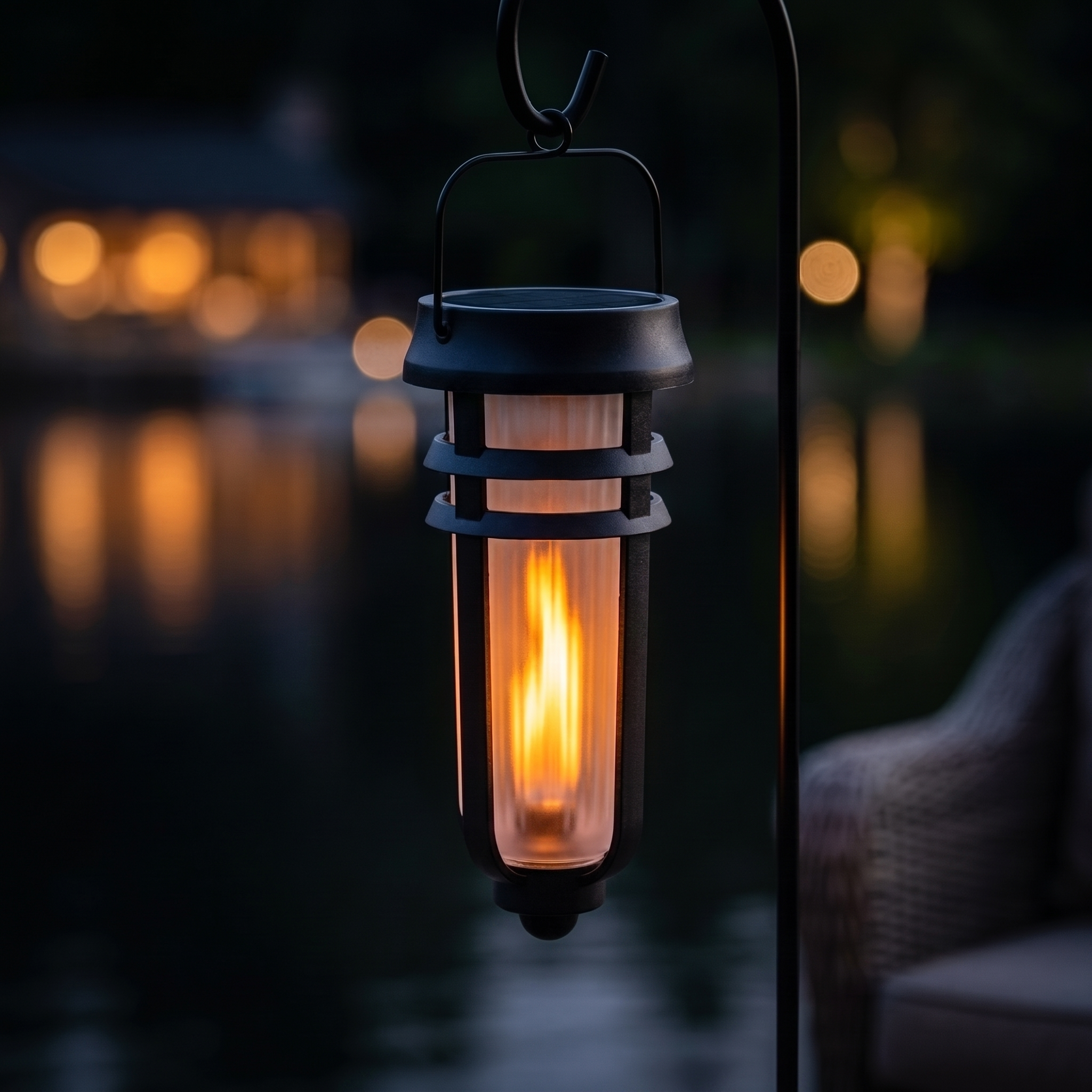 FOXFLAME Metal Solar Torches