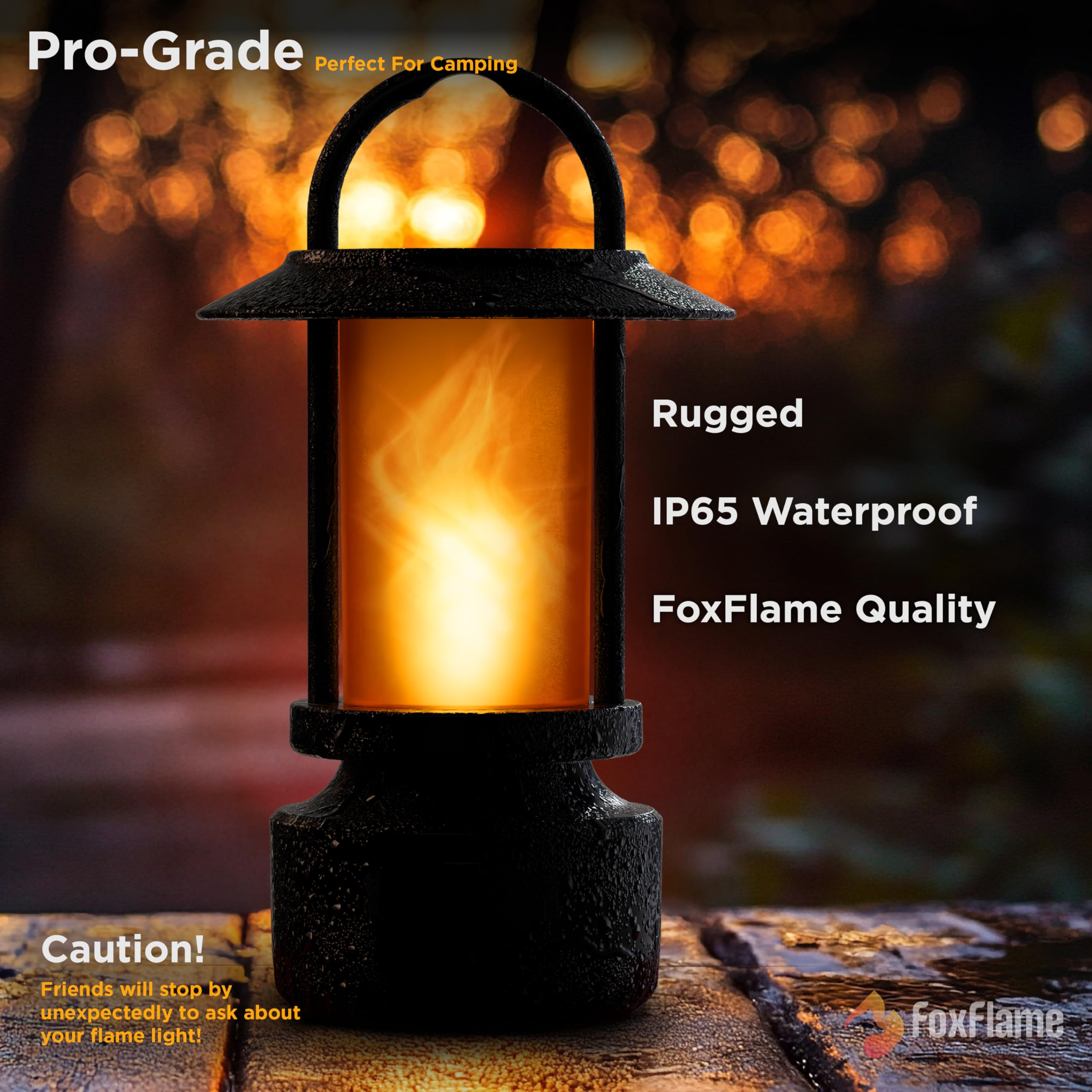 FOXFLAME Bluetooth Flame Speaker (Bronze)