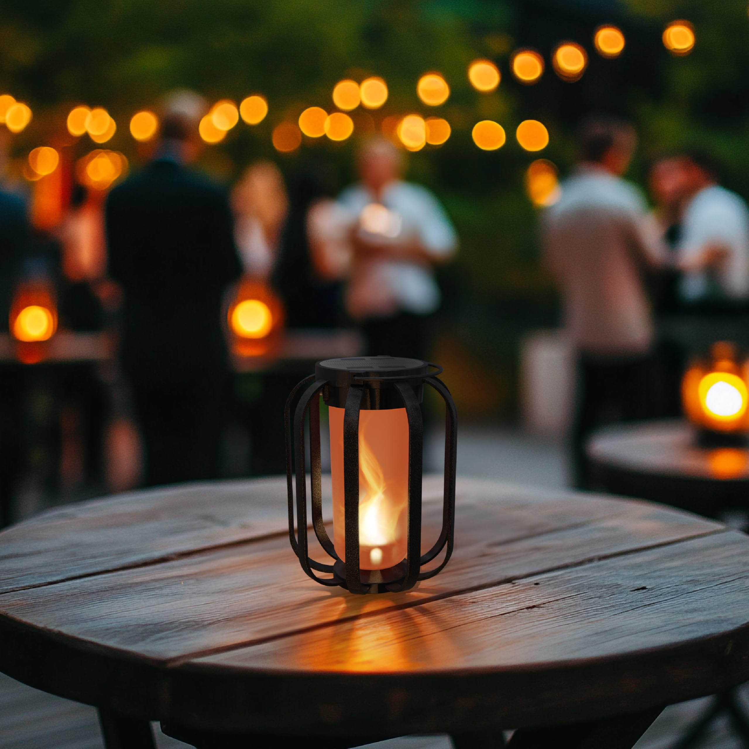 Modern Flame Lantern