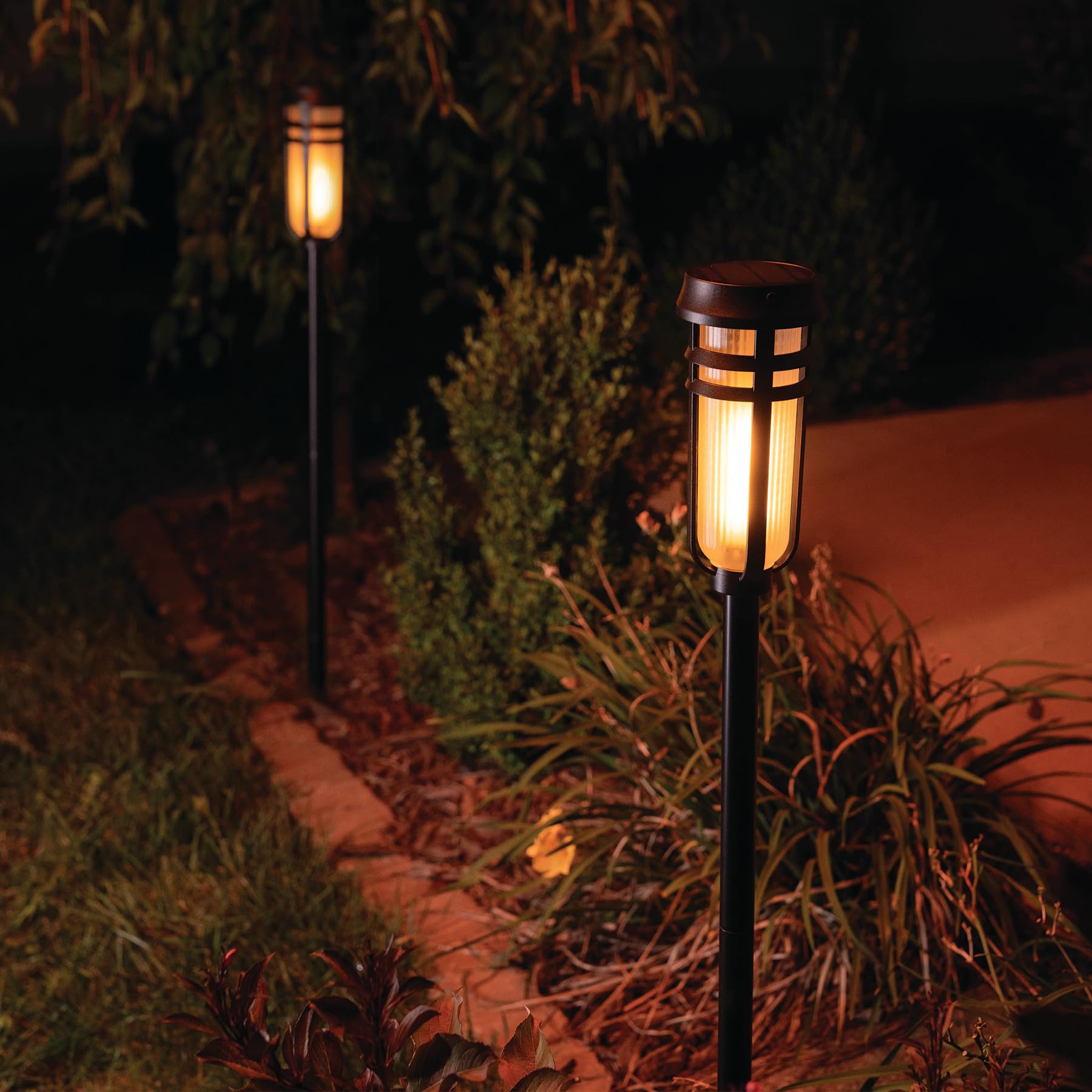 FOXFLAME Metal Solar Torches