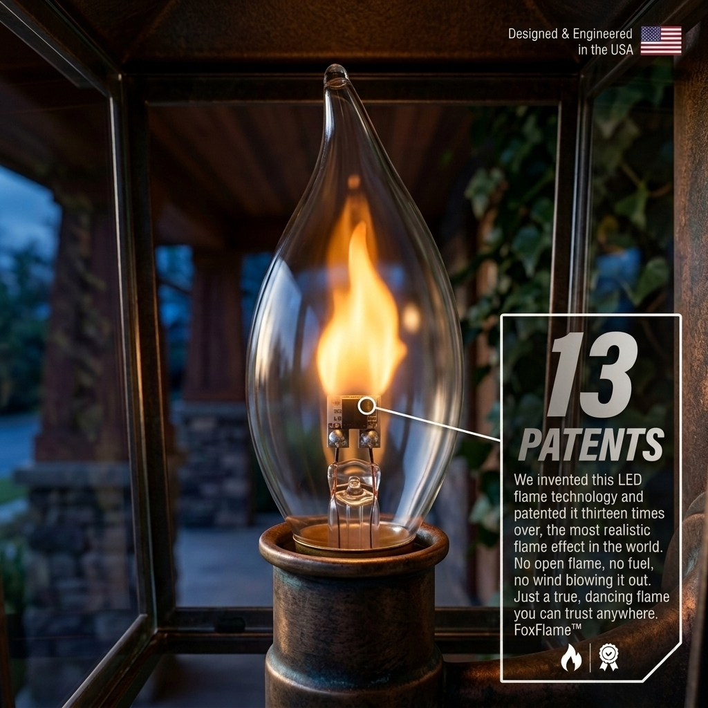 Candelabra Flame Bulb