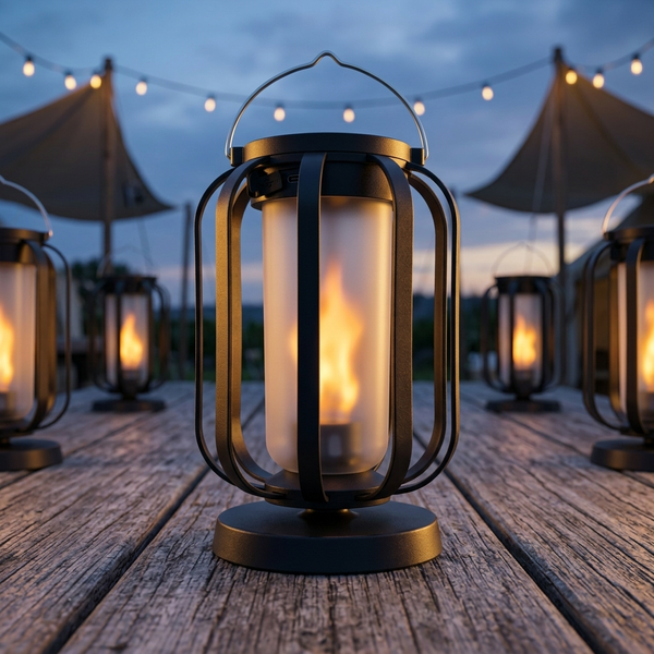 PATIO FLAME パティオフレーム ランタン Modern Flame Lantern – FoxFlame