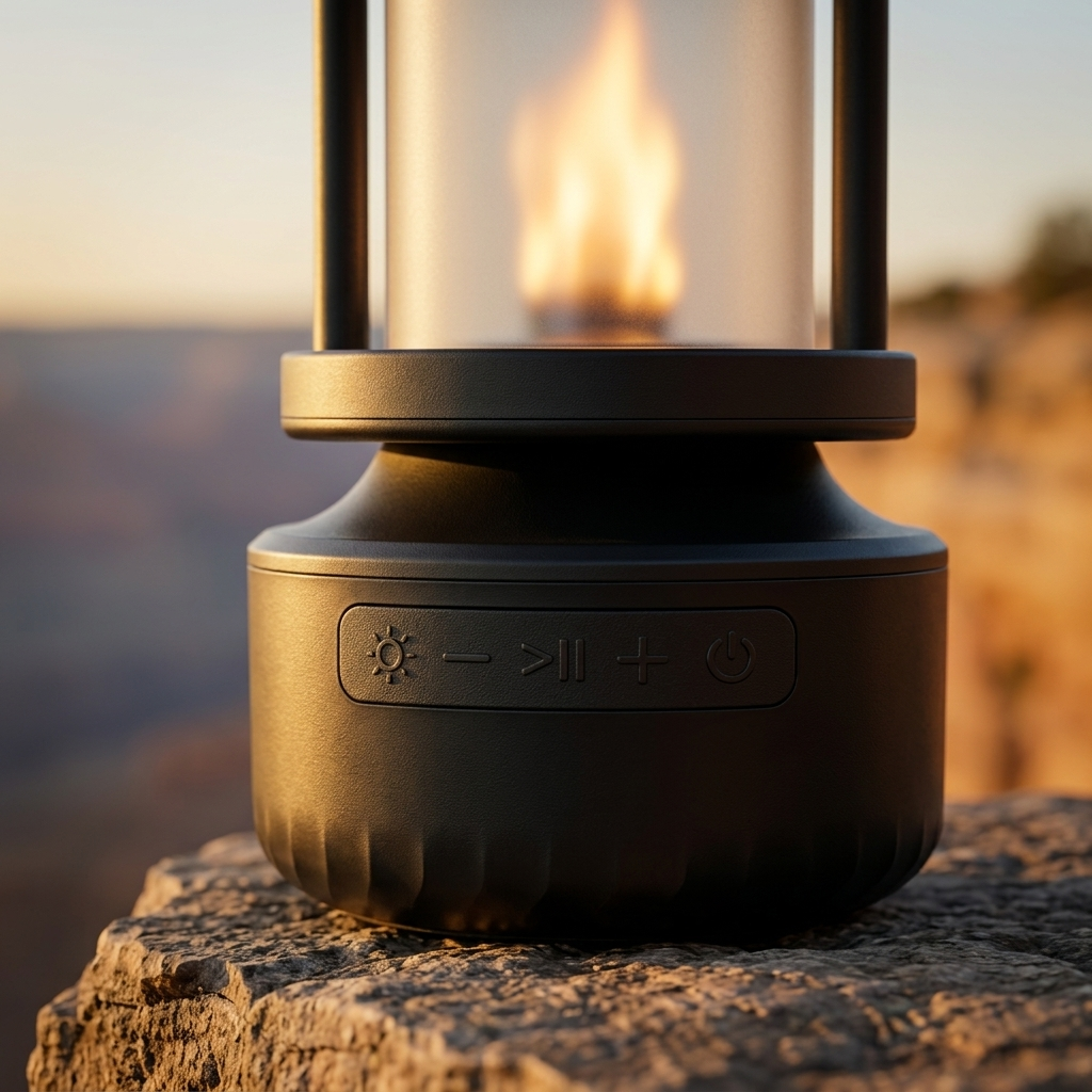 FOXFLAME Bluetooth Flame Speaker (Bronze)