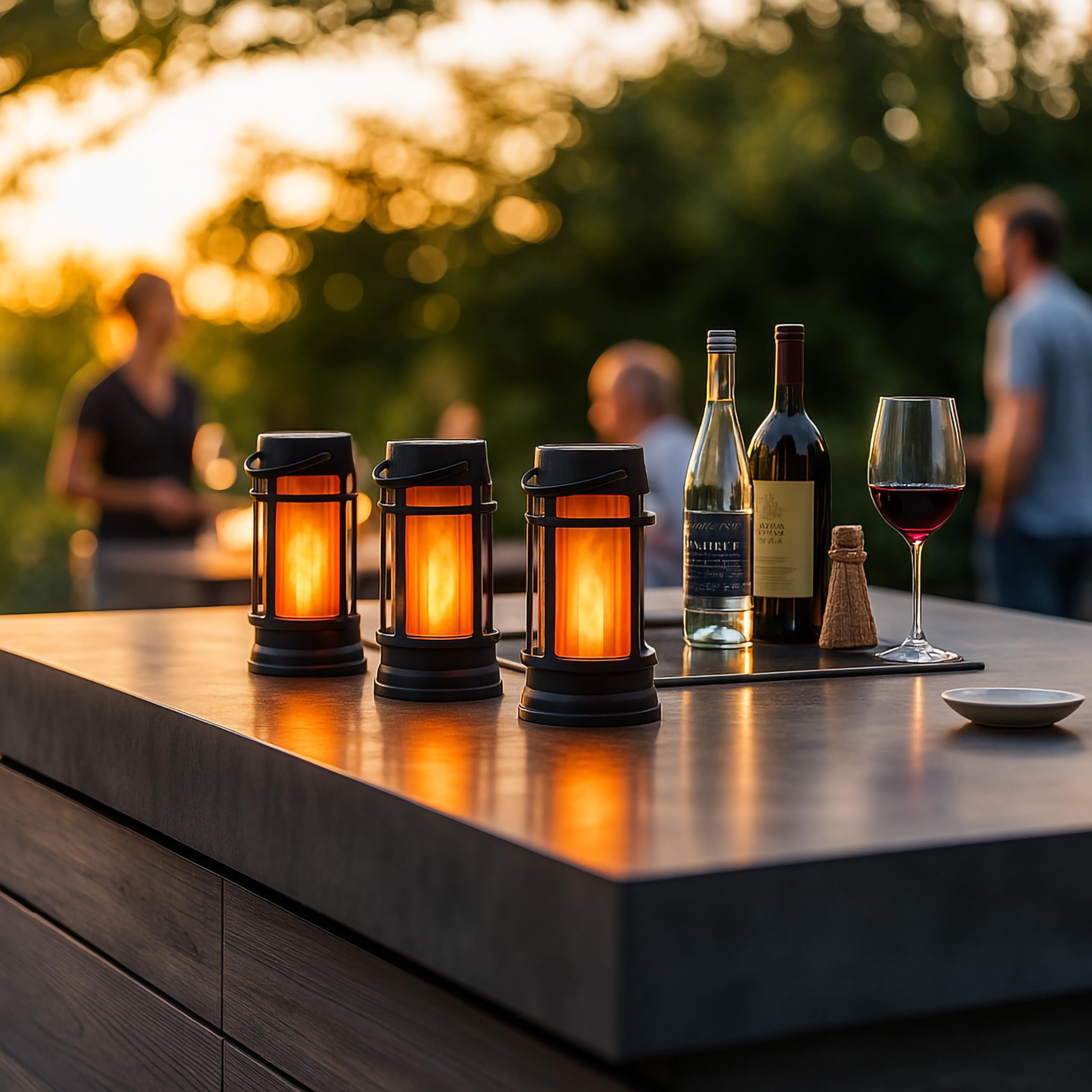 FOXFLAME Metal Solar Lanterns