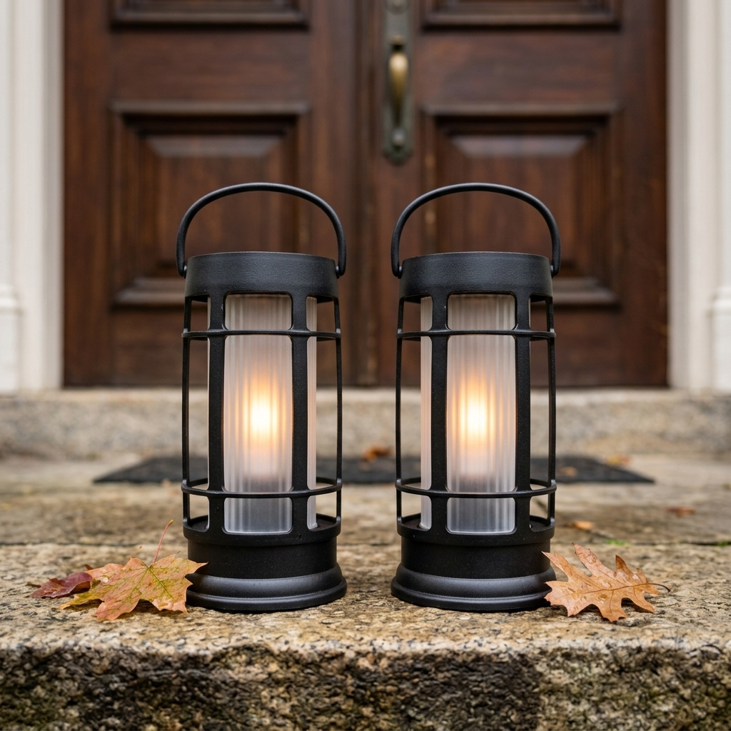 FOXFLAME Metal Solar Lanterns