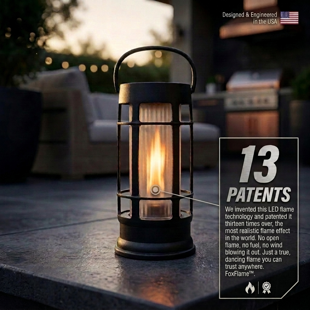 FOXFLAME Metal Solar Lanterns – FoxFlame