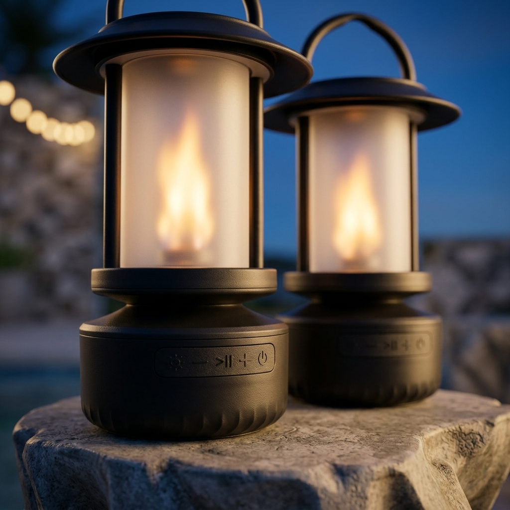 FOXFLAME Bluetooth Flame Speaker (Bronze)
