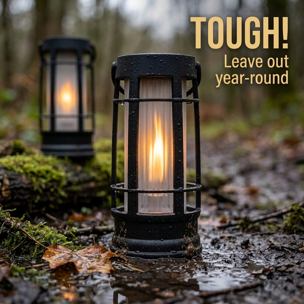 FOXFLAME Metal Solar Lanterns