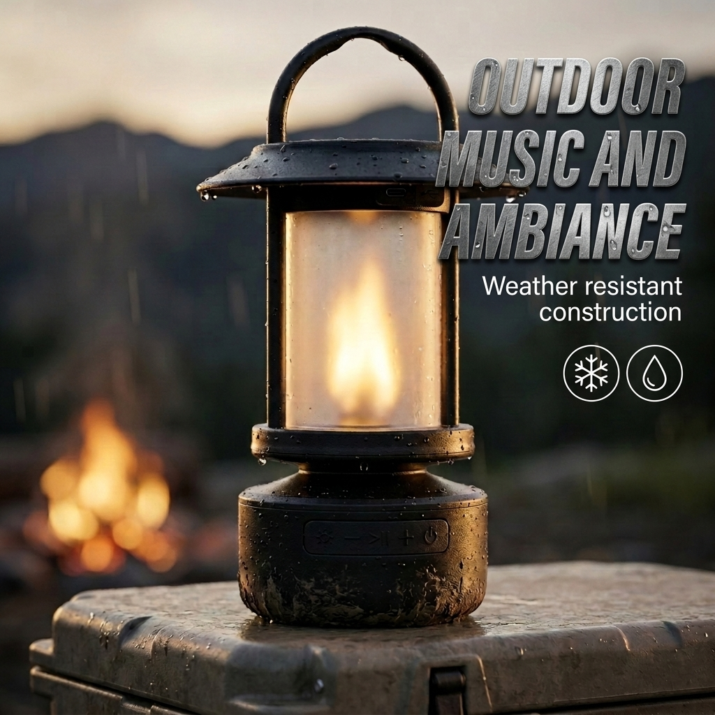 FOXFLAME Bluetooth Flame Speaker (Bronze)