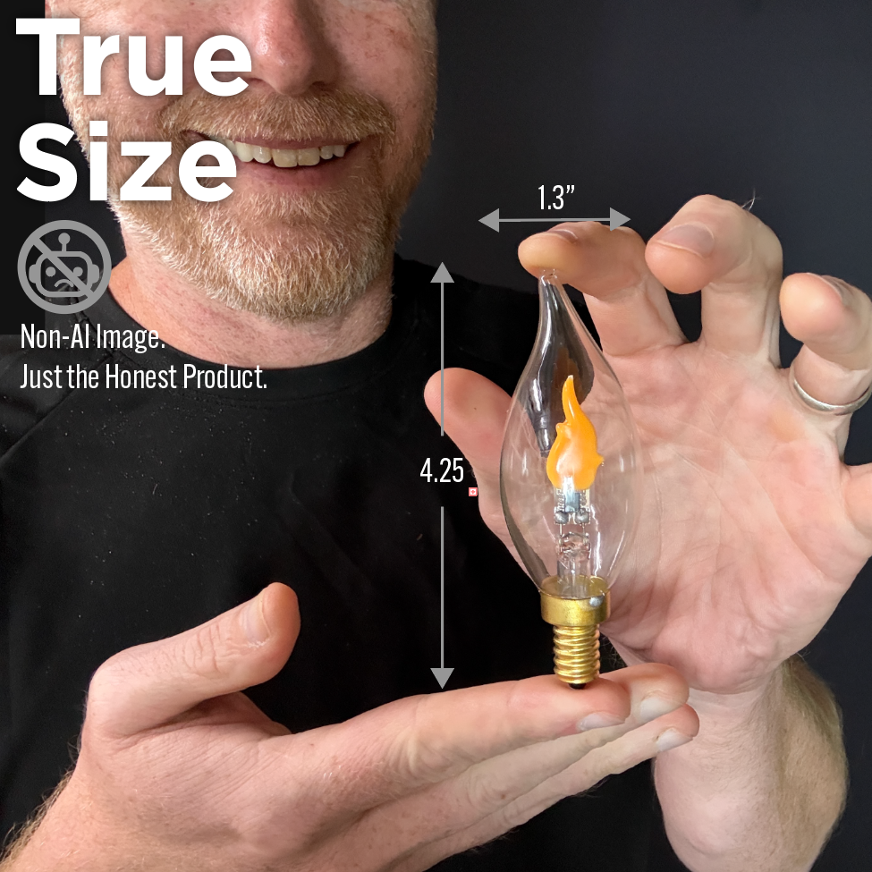 Candelabra Flame Bulb