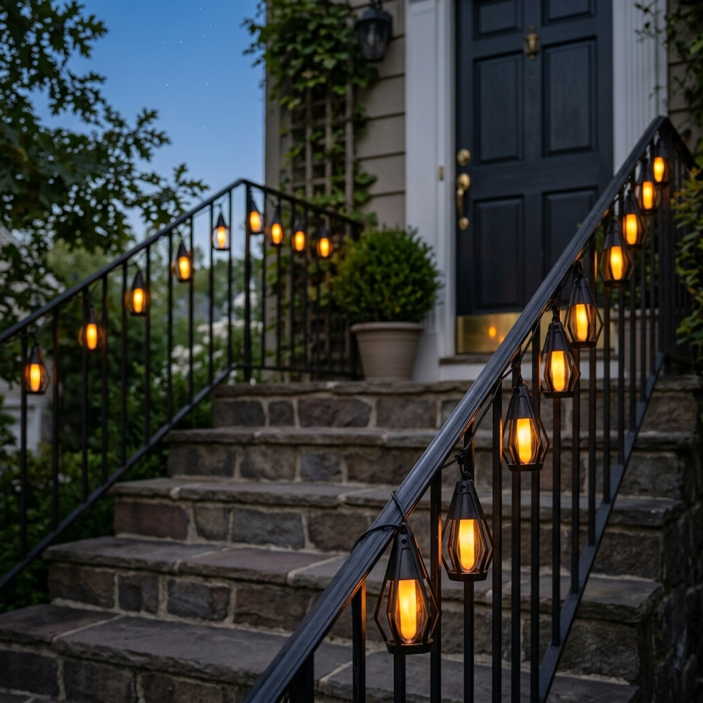 Solar String Lights - 10 Flickering LED Bulbs – FoxFlame